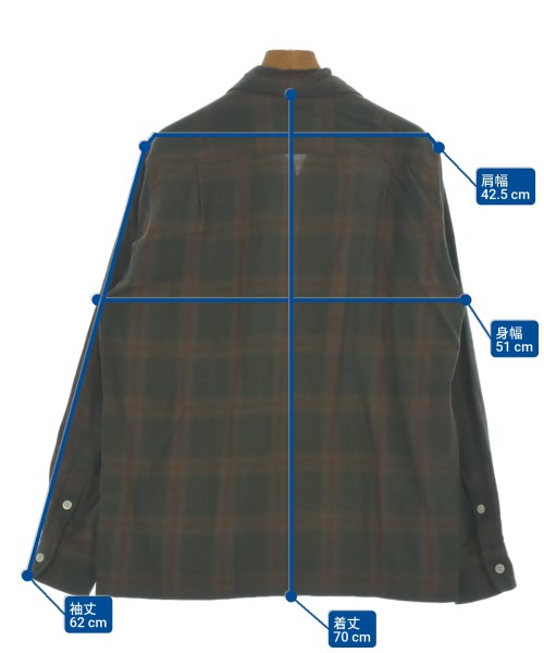 WACKO MARIA（ワコマリア）カジュアルシャツ カーキ サイズ:S メンズ/2200650844094