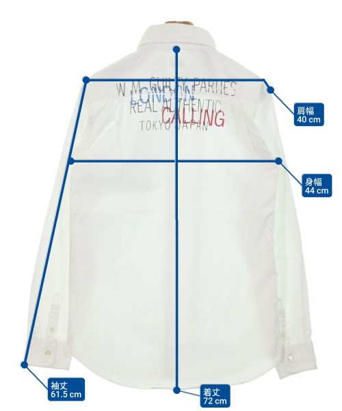 WACKO MARIA（ワコマリア）カジュアルシャツ 白 サイズ:-(XS位) メンズ/2200656425129