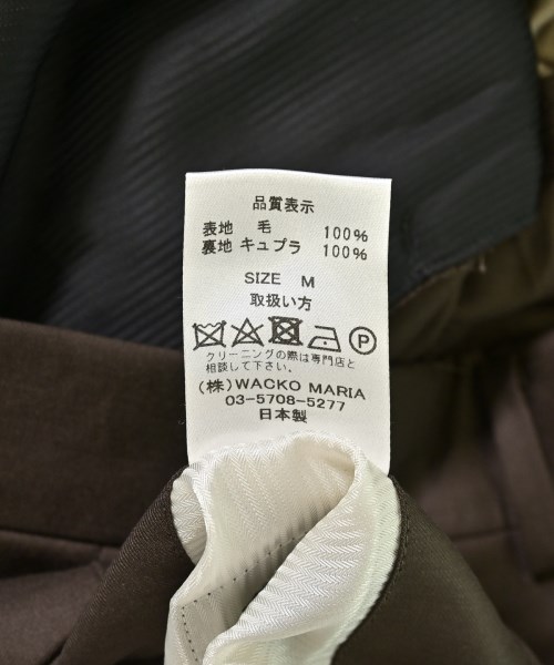 WACKO MARIA（ワコマリア）スラックス 茶 サイズ:M メンズ/2200709624035