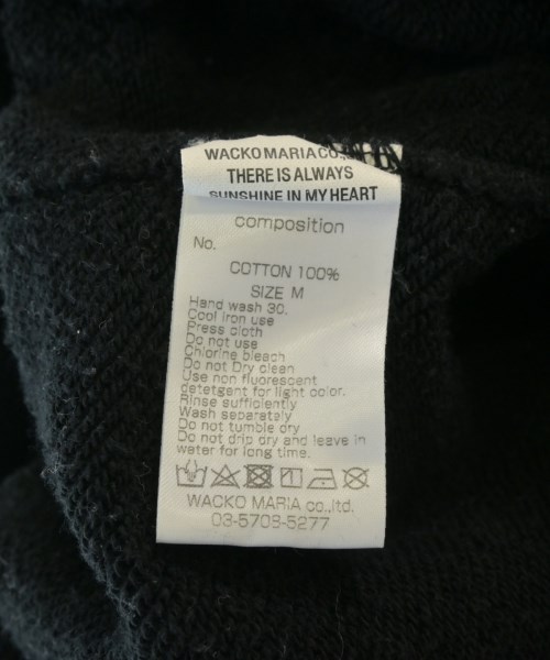 WACKO MARIA（ワコマリア）スウェット 黒 サイズ:M メンズ/2200646798011