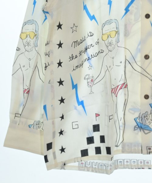 WACKO MARIA（ワコマリア）カジュアルシャツ 白 サイズ:L メンズ/2200650079045