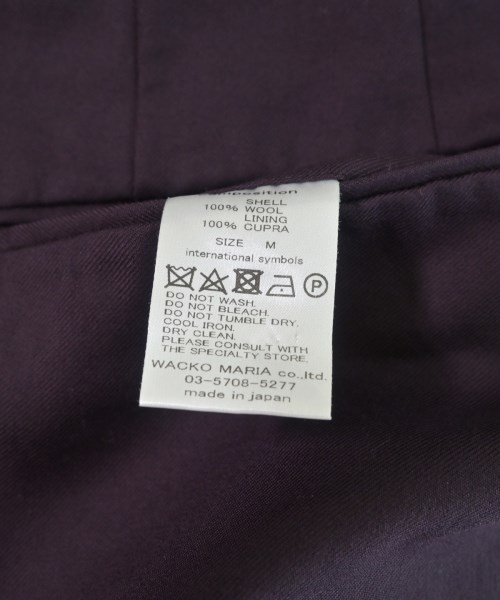 WACKO MARIA（ワコマリア）スラックス 紫 サイズ:M メンズ/2200654490044