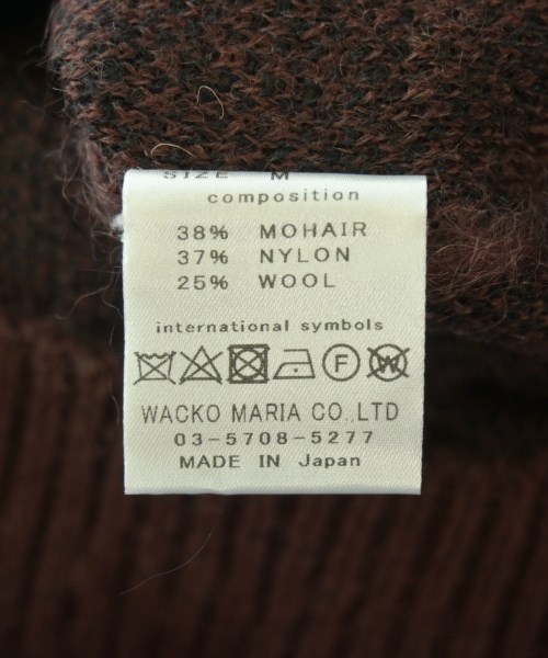 WACKO MARIA（ワコマリア）カーディガン 茶 サイズ:M メンズ/2200709028017