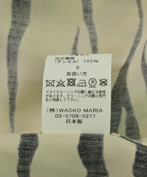 WACKO MARIA（ワコマリア）カジュアルシャツ 白 サイズ:S メンズ/2200709028048