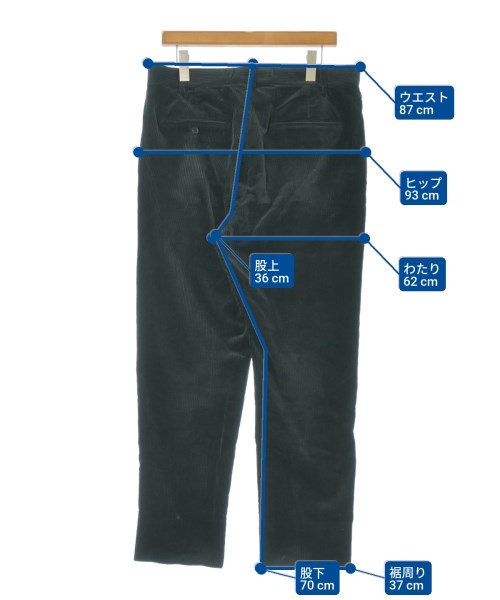 WACKO MARIA（ワコマリア）スラックス 緑 サイズ:L メンズ/2200663723263