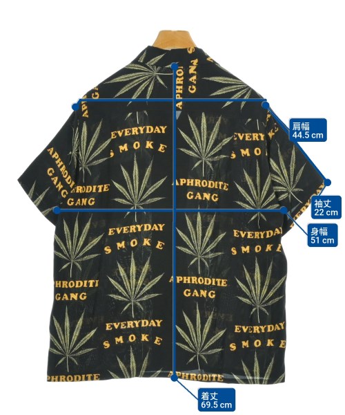 WACKO MARIA（ワコマリア）カジュアルシャツ 黒 サイズ:S メンズ/2200663889037