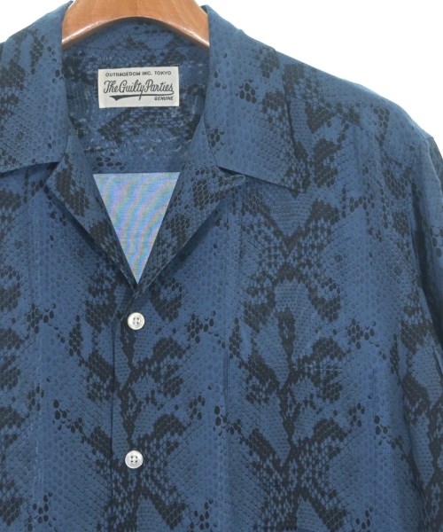 WACKO MARIA（ワコマリア）カジュアルシャツ 青 サイズ:L メンズ/2200663407194