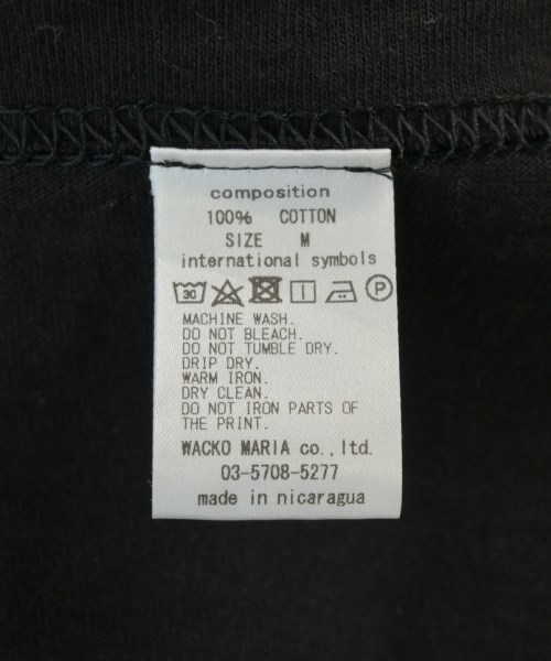WACKO MARIA（ワコマリア）Tシャツ・カットソー 黒 サイズ:M メンズ/2200663407330