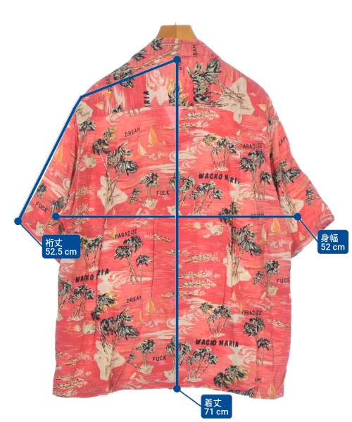 WACKO MARIA（ワコマリア）カジュアルシャツ ピンク サイズ:M メンズ/2200666771049