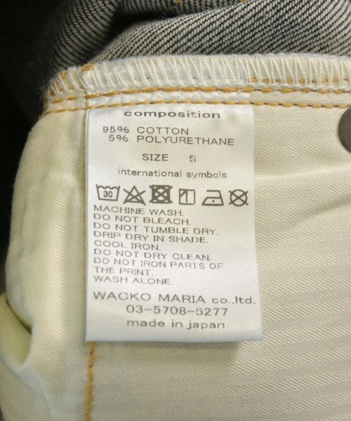 WACKO MARIA（ワコマリア）デニムパンツ 紺 サイズ:S メンズ/2200669994124