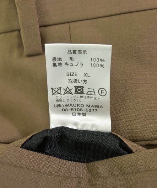 WACKO MARIA（ワコマリア）スラックス 茶 サイズ:XL メンズ/2200722259092
