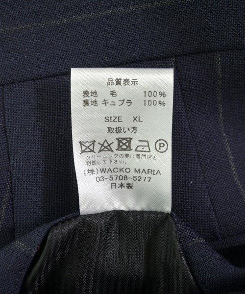 WACKO MARIA（ワコマリア）スラックス 紺 サイズ:XL メンズ/2200722330098