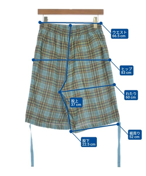 UNDER COVER（アンダーカバー）ショートパンツ 青 サイズ:2(M位) メンズ/2200634586194