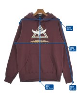 UNDER COVER（アンダーカバー）パーカー 赤 サイズ:3(L位) メンズ/2200635102027