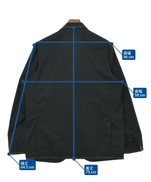 UNDER COVER（アンダーカバー）カジュアルジャケット 黒 サイズ:3(L位) メンズ/2200635102195