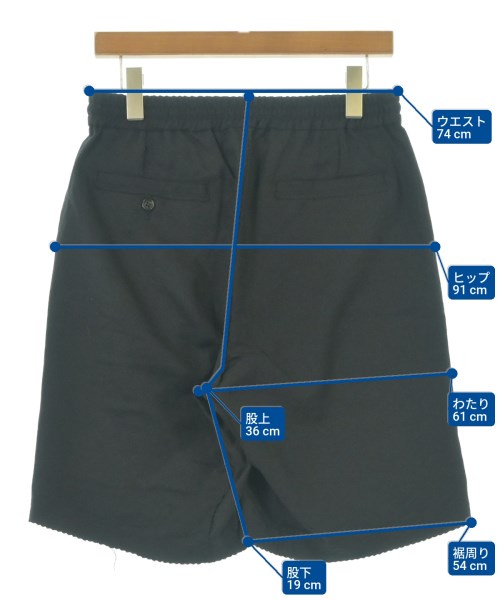 UNDER COVER（アンダーカバー）ショートパンツ 黒 サイズ:1(S位) メンズ/2200594329800