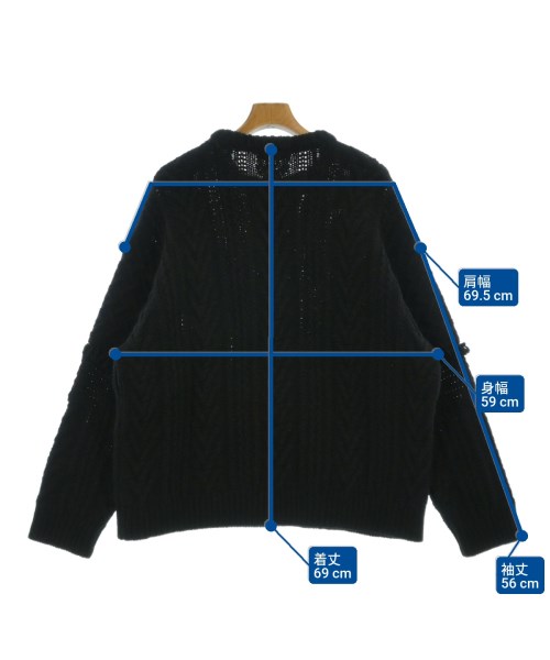 UNDER COVER（アンダーカバー）ニット・セーター 黒 サイズ:2(M位) メンズ/2200639877020