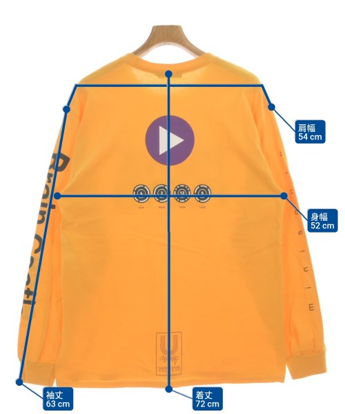 UNDER COVER（アンダーカバー）Tシャツ・カットソー 黄 サイズ:L メンズ/2200638262094