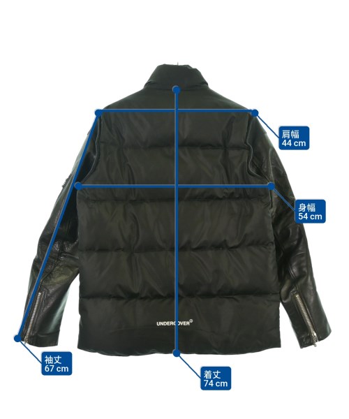 UNDER COVER（アンダーカバー）ダウンジャケット/ダウンベスト 黒 サイズ:2(M位) メンズ/2200640650032