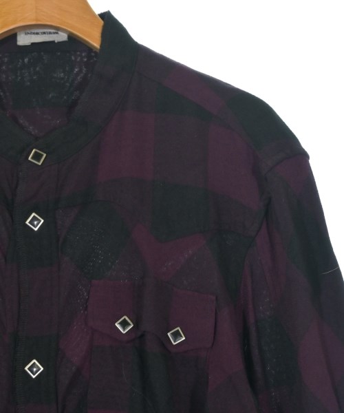 UNDERCOVERISM（アンダーカバイズム）カジュアルシャツ 紫 サイズ:1(S位) メンズ/2200640650070