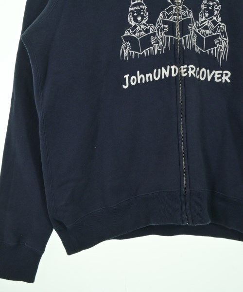 JohnUNDERCOVER（ジョンアンダーカバー）スウェット 紺 サイズ:3(L位) メンズ/2200626043179
