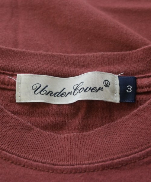 UNDER COVER（アンダーカバー）Tシャツ・カットソー 赤 サイズ:3(L位) メンズ/2200628244086