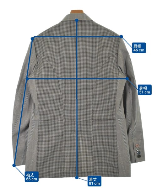 UNDER COVER（アンダーカバー）テーラードジャケット 茶 サイズ:3(L位) メンズ/2200629570016