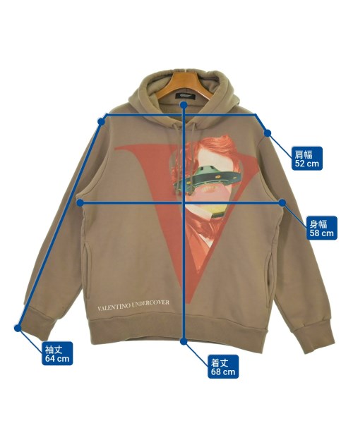 UNDER COVER（アンダーカバー）パーカー 茶 サイズ:2(M位) メンズ/2200641972027