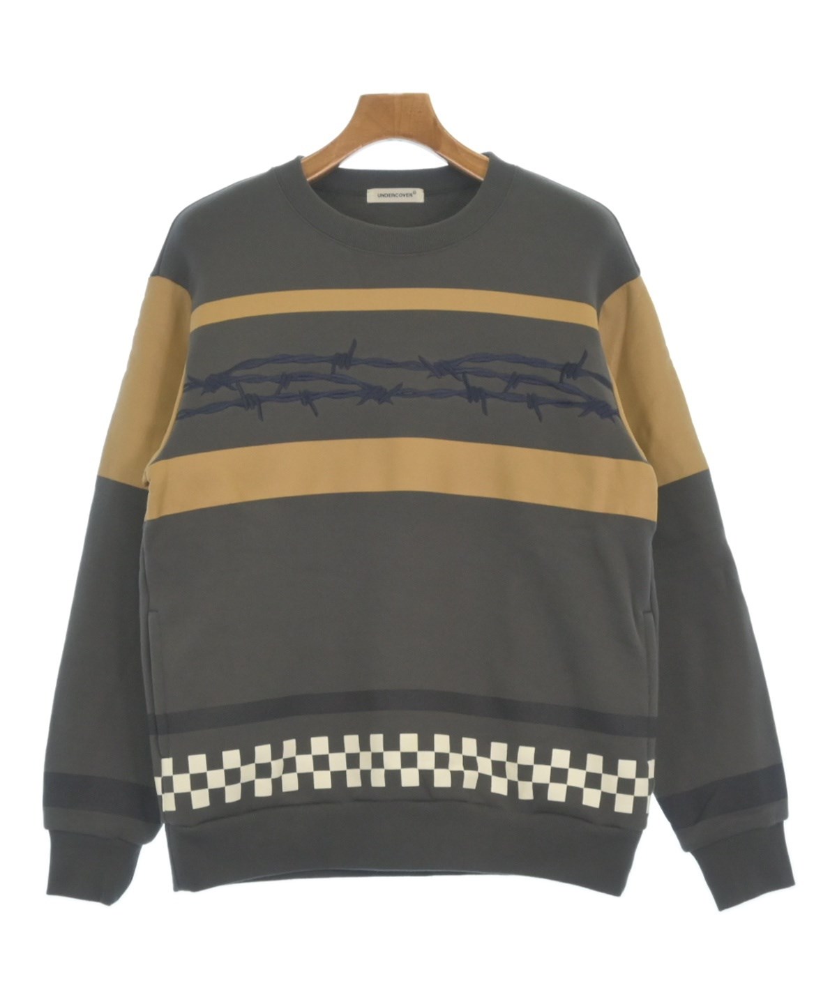 UNDER COVER アンダーカバー スウェット 2(M位) ベージュ 【古着】【中古】 中古・古着通販】UNDERCOVER (アンダーカバー) スウェット ベージュ