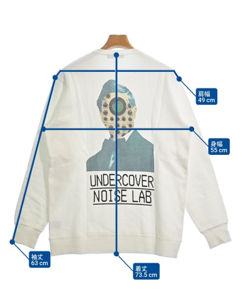UNDER COVER（アンダーカバー）スウェット 白 サイズ:3(L位) メンズ/2200616372074