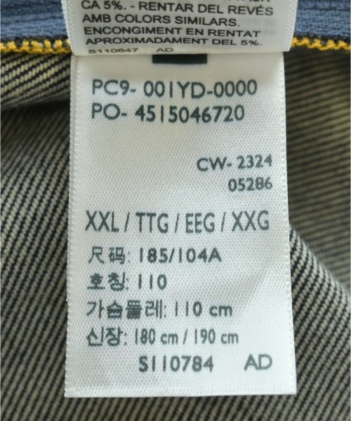 UNDER COVER（アンダーカバー）デニムジャケット 青 サイズ:XXL メンズ/2200623600030