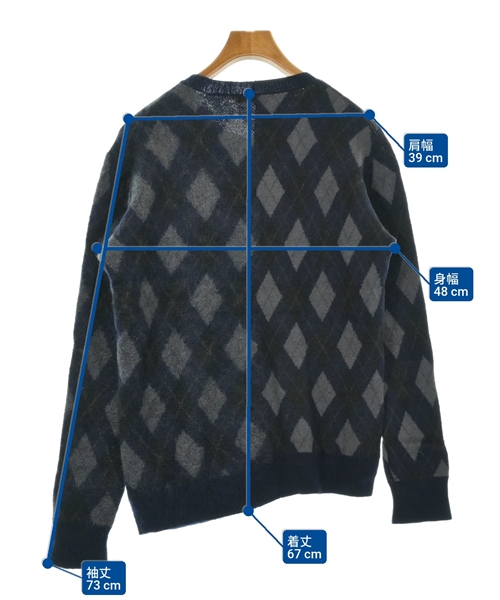 UNDER COVER（アンダーカバー）ニット・セーター 紺 サイズ:3(L位) メンズ/2200627961045