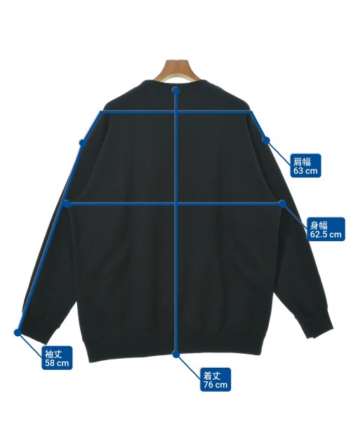 UNDER COVER（アンダーカバー）スウェット 黒 サイズ:3(L位) メンズ/2200629958050