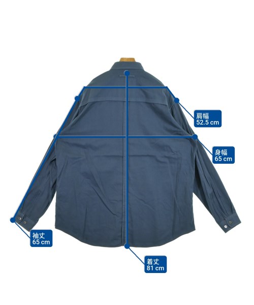 UNDER COVER（アンダーカバー）カジュアルシャツ 紺 サイズ:3(L位) メンズ/2200632541058