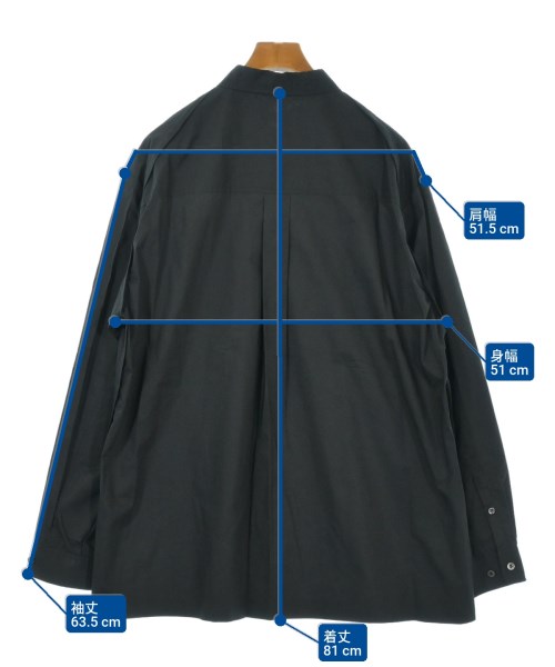 UNDER COVER（アンダーカバー）カジュアルシャツ 黒 サイズ:3(L位) メンズ/2200633701031