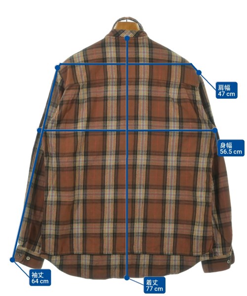 UNDER COVER（アンダーカバー）カジュアルシャツ 茶 サイズ:3(L位) メンズ/2200619831028