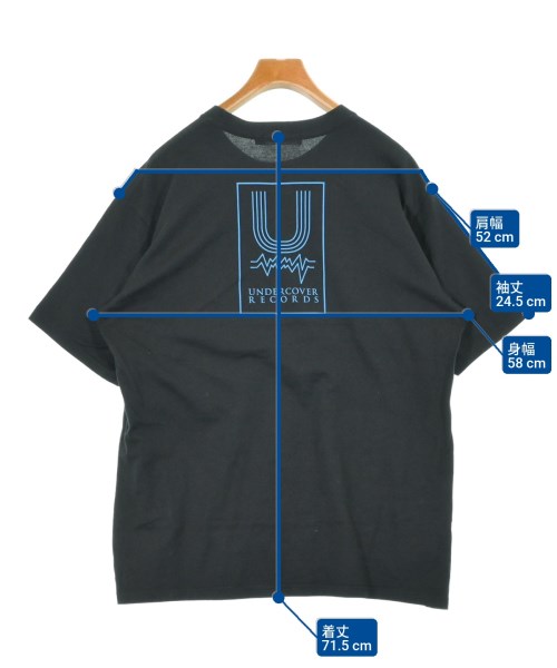 UNDER COVER（アンダーカバー）Tシャツ・カットソー 黒 サイズ:4(XL位) メンズ/2200620444033