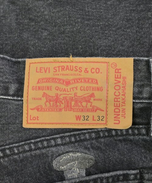 UNDER COVER（アンダーカバー）デニムパンツ 黒 サイズ:32(L位) メンズ/2200673147028