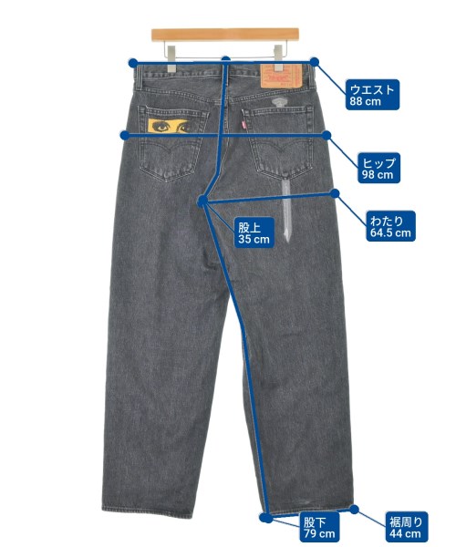 UNDER COVER（アンダーカバー）デニムパンツ 黒 サイズ:32(L位) メンズ/2200673147028