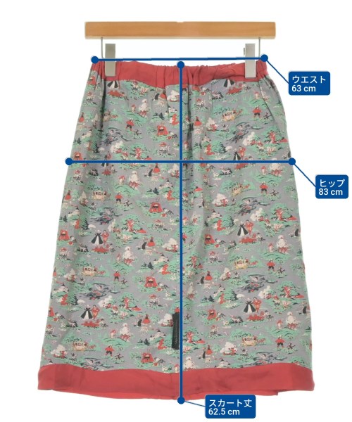 UNDER COVER（アンダーカバー）ひざ丈スカート グレー サイズ:S レディース/2200669903058