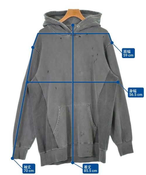 UNDER COVER（アンダーカバー）パーカー グレー サイズ:5(XXL位) メンズ/2200677697055