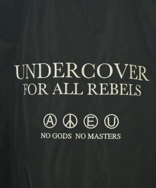 UNDER COVER（アンダーカバー）ミリタリーブルゾン 黒 サイズ:3(L位) メンズ/2200678315019