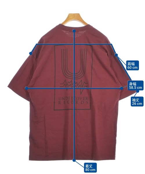 UNDER COVER（アンダーカバー）Tシャツ・カットソー 赤 サイズ:2(M位) メンズ/2200680243027