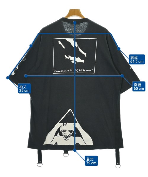 UNDER COVER（アンダーカバー）Tシャツ・カットソー 黒 サイズ:2(M位) メンズ/2200680454041