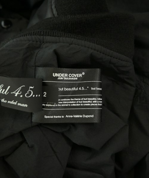 UNDER COVER（アンダーカバー）ミリタリーブルゾン 黒 サイズ:2(M位) メンズ/2200680756015