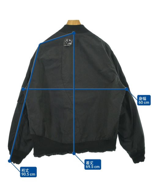 UNDER COVER（アンダーカバー）ミリタリーブルゾン 黒 サイズ:2(M位) メンズ/2200680756015