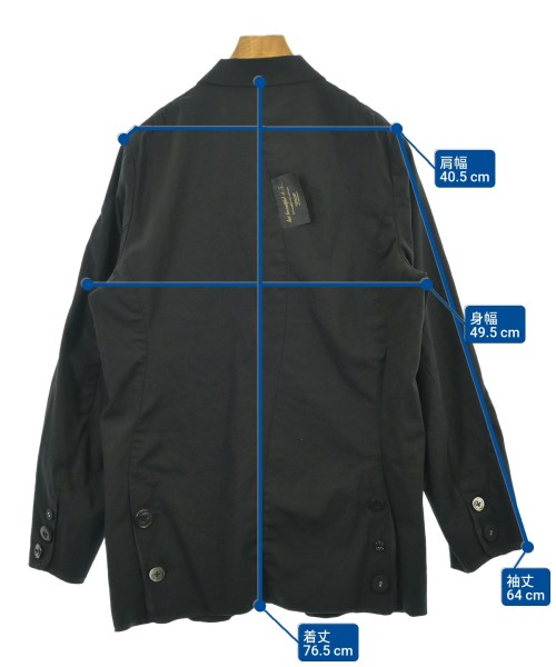 UNDER COVER（アンダーカバー）カジュアルジャケット 黒 サイズ:2(M位) メンズ/2200680756046