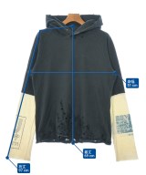 UNDERCOVERISM（アンダーカバイズム）パーカー 黒 サイズ:3(L位) メンズ/2200678079010