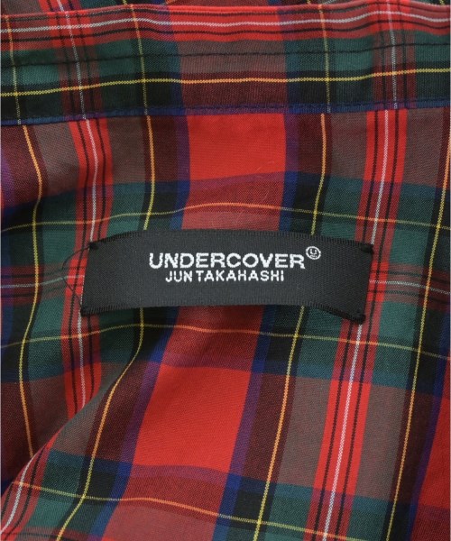 UNDER COVER（アンダーカバー）カジュアルシャツ 赤 サイズ:3(L位) メンズ/2200696673092