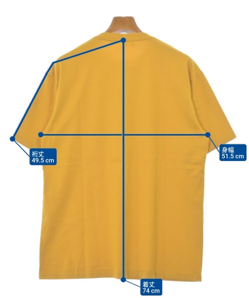 UNDER COVER（アンダーカバー）Tシャツ・カットソー 黄 サイズ:3(L位) メンズ/2200696673146
